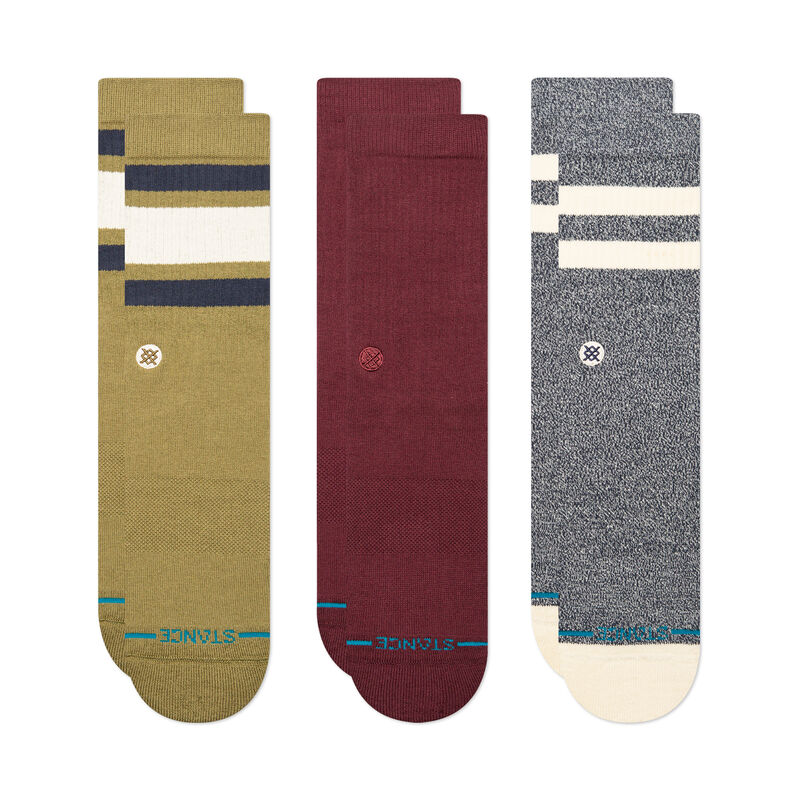 Cotton Crew Socks 3 Pack