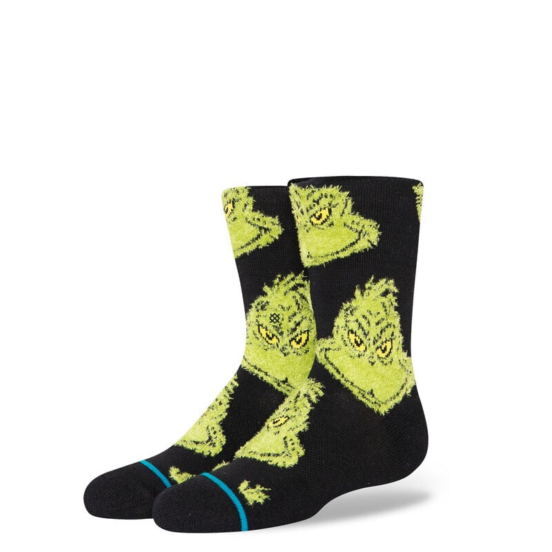 The Grinch Kids Mean One Cozy Poly Crew Socks